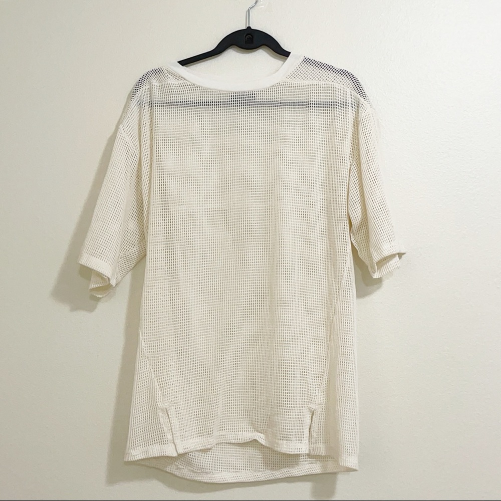 COPY - 🤍 Zara oversized fishnet shirt